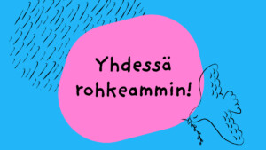 Koulurauhan lukuvuoden 2025-2026 teema on Yhdessä rohkeammin!